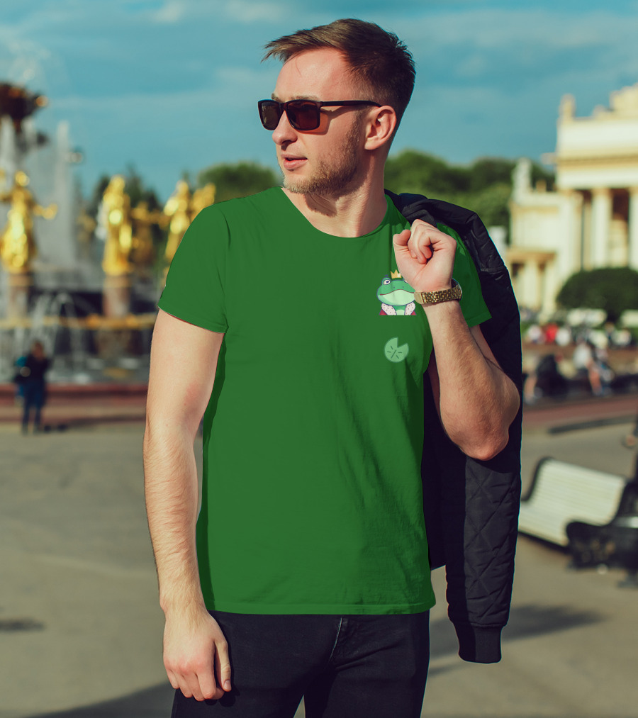 Boomerna Frog King Lily Pad Merch T-Shirt