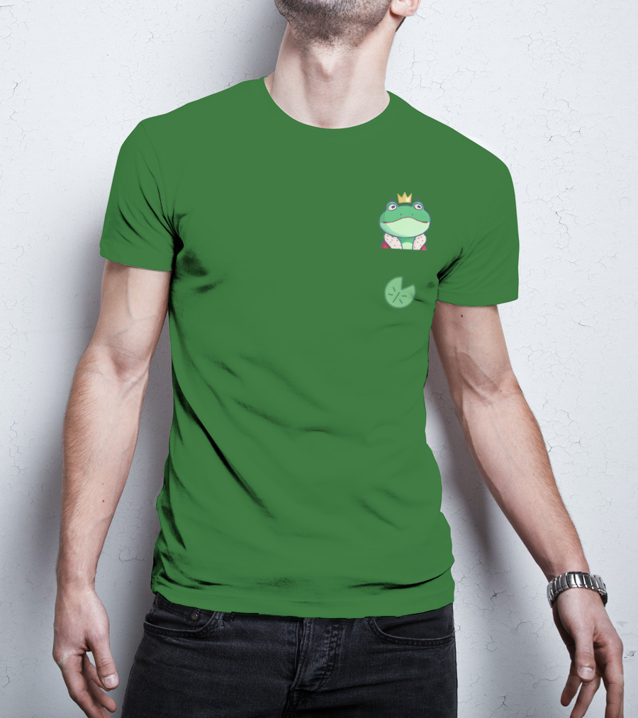Boomerna Frog King Lily Pad Merch T-Shirt