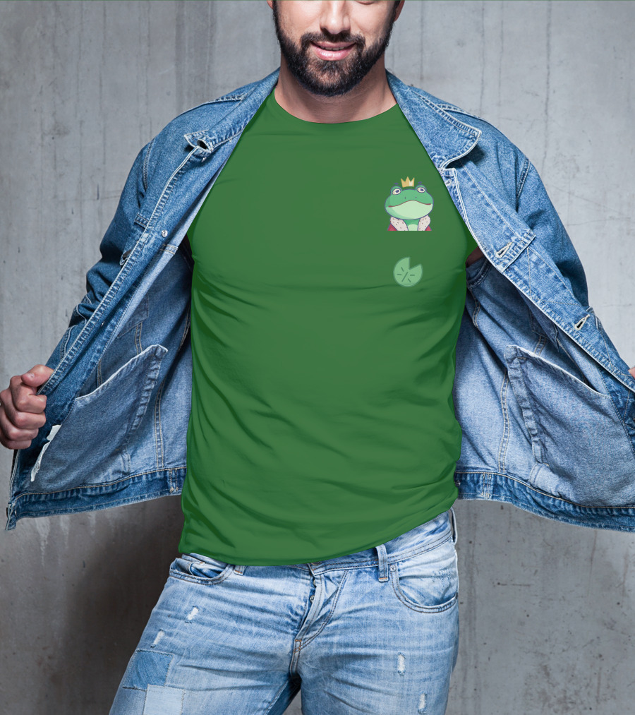 Boomerna Frog King Lily Pad Merch T-Shirt