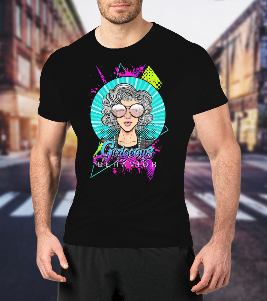 Gorgeous Behavior Granny Merch Vibrant T-Shirt