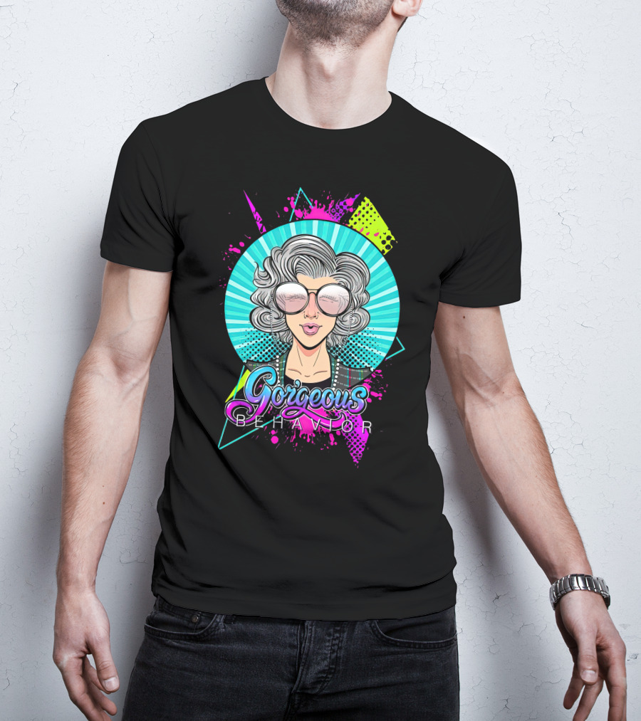 Gorgeous Behavior Granny Merch Vibrant T-Shirt