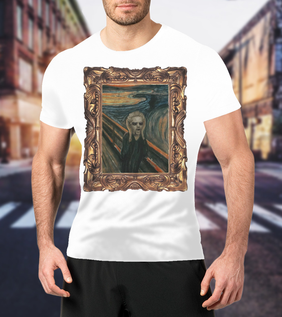 Guy Fieri The Scream Painting T-Shirt