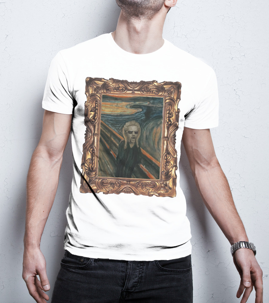 Guy Fieri The Scream Painting T-Shirt