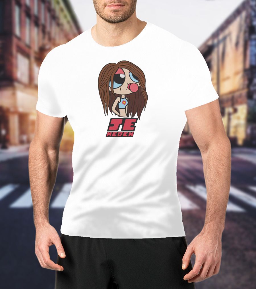 JE Merch Jenelle Eason Cartoon Character Popping Bubblegum T-Shirt