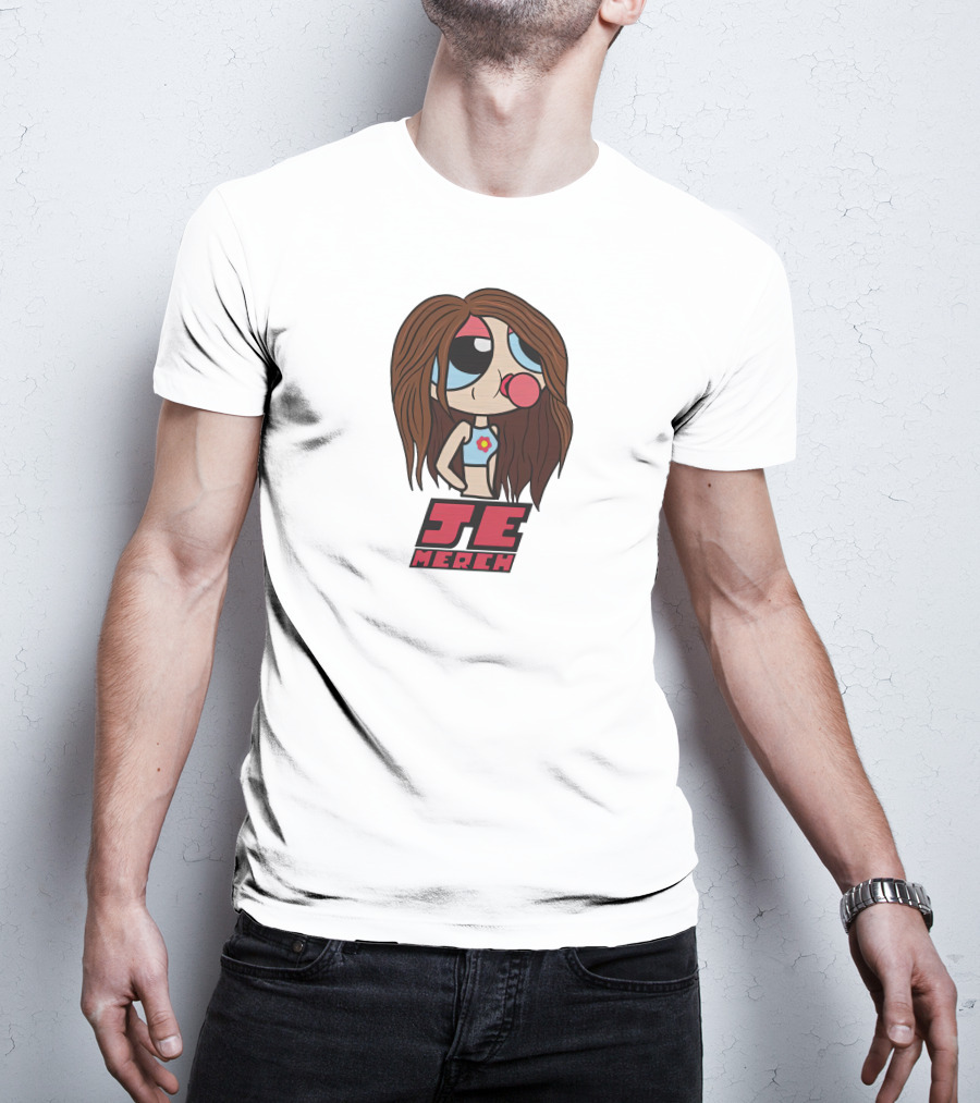 JE Merch Jenelle Eason Cartoon Character Popping Bubblegum T-Shirt