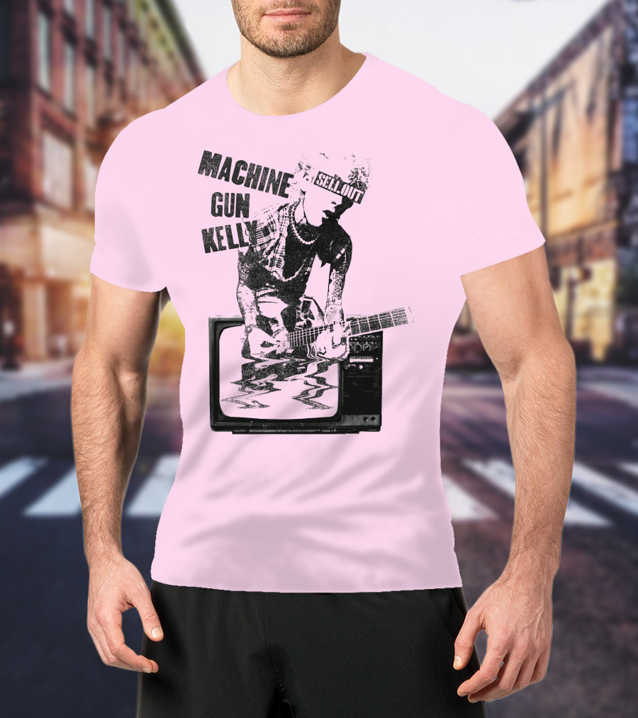 Machine Gun Kelly Sellout TV Guitar T-Shirt