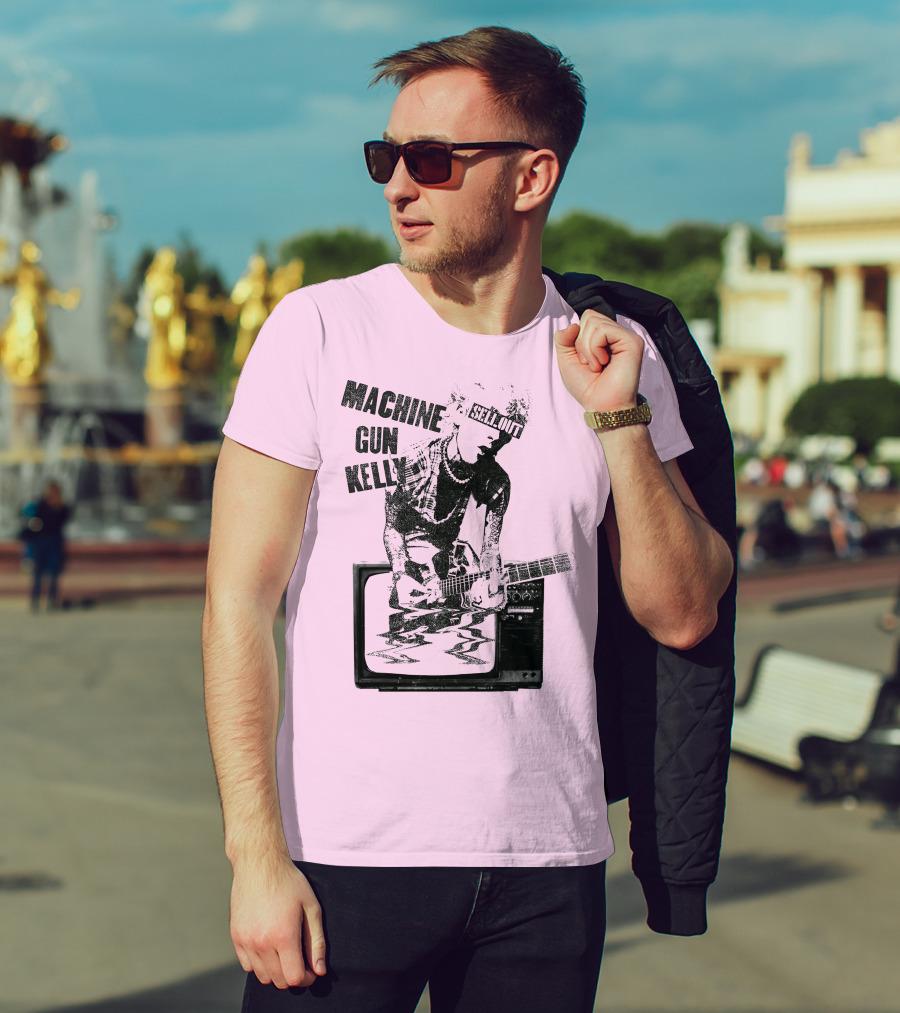 Machine Gun Kelly Sellout TV Guitar T-Shirt