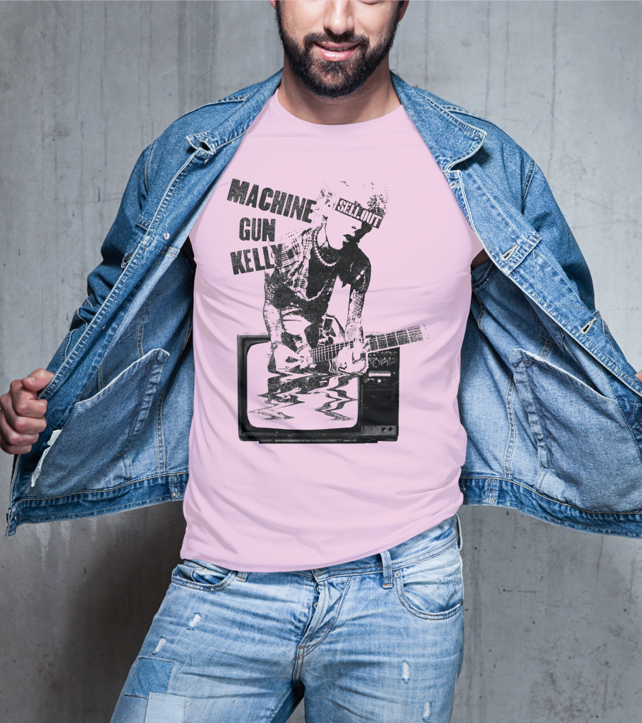Machine Gun Kelly Sellout TV Guitar T-Shirt