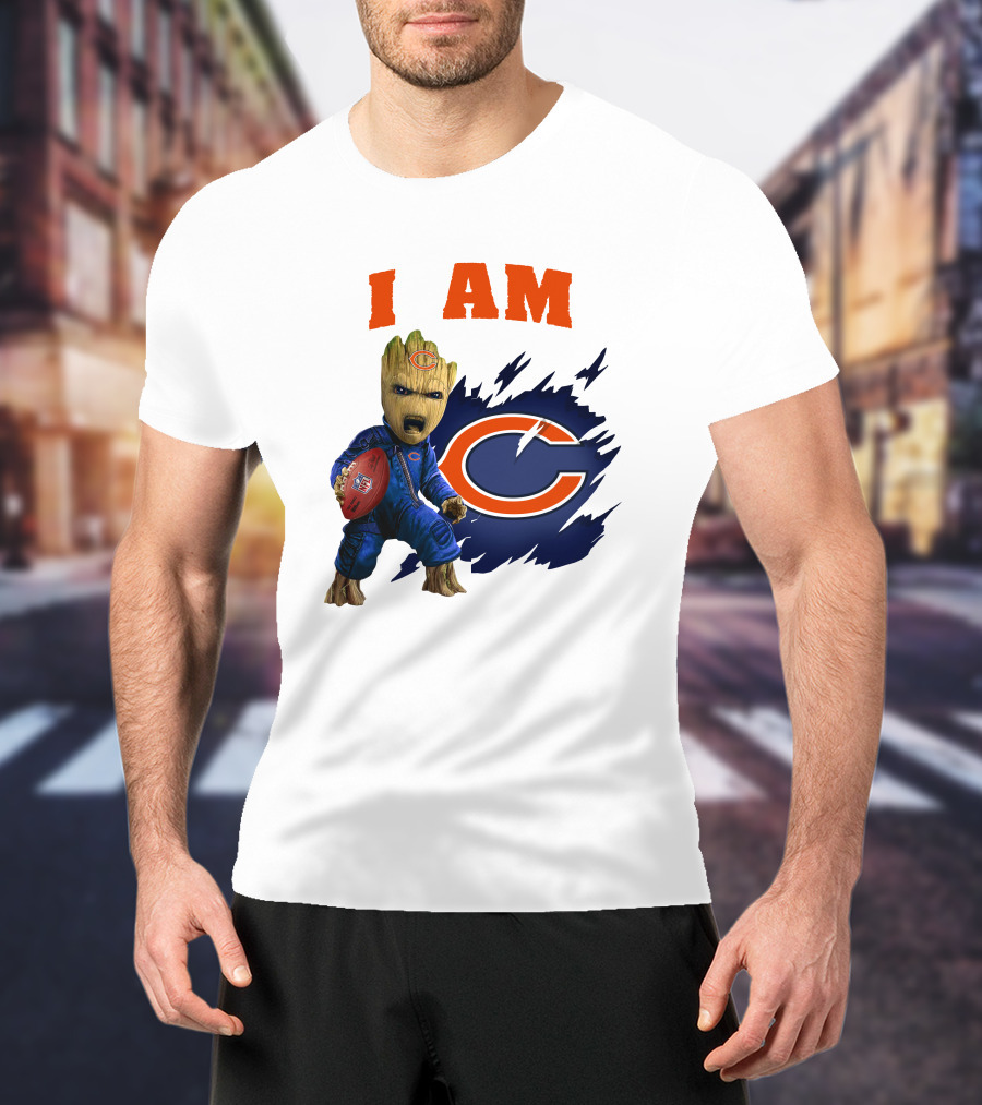 I Am Groot Chicago Bears Football C T-Shirt