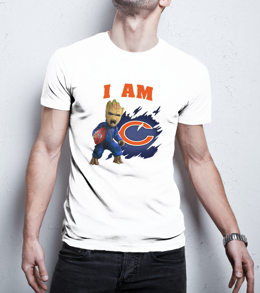 I Am Groot Chicago Bears Football C T-Shirt