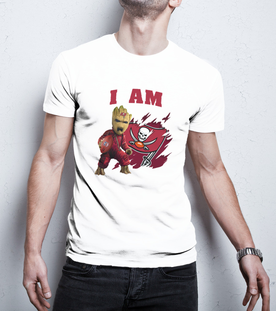 I Am Groot Buccaneers Football Fan T-Shirt