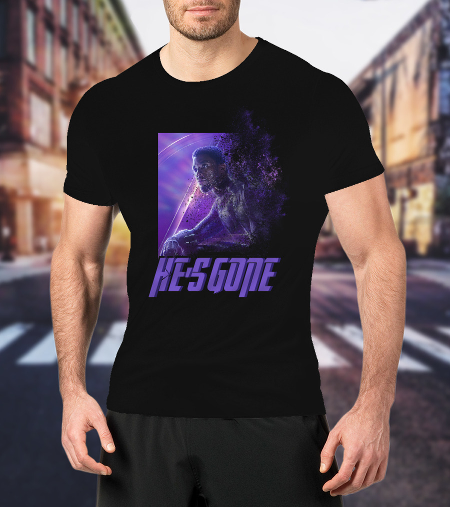 Black Panther He’s Gone Chadwick Boseman T-Shirt