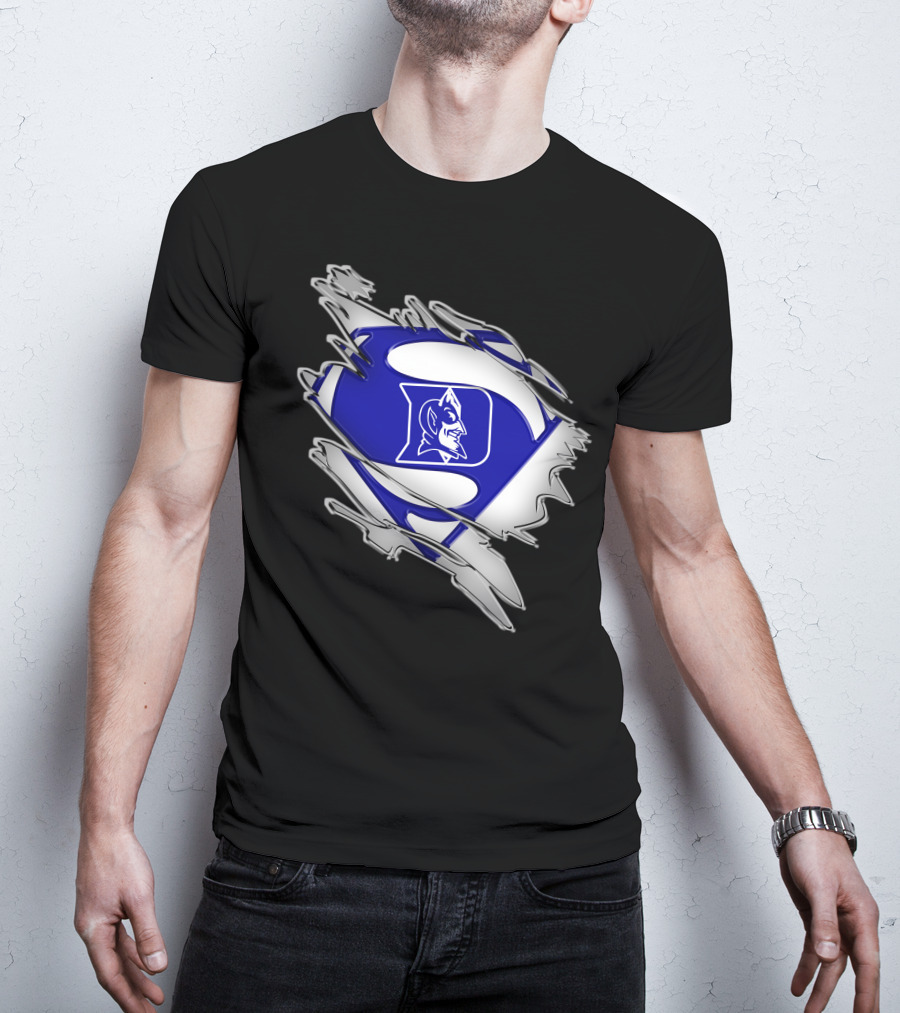 Duke Blue Devils Superman Icon T-Shirt