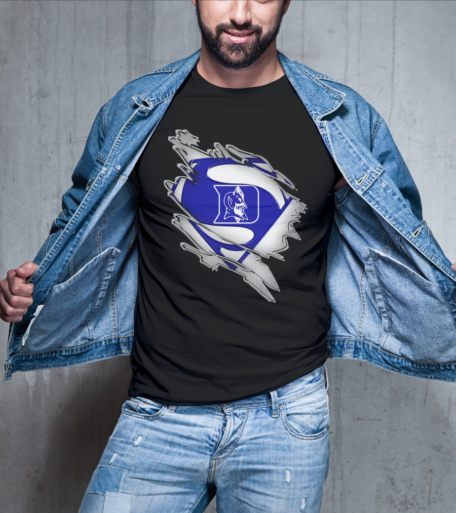 Duke Blue Devils Superman Icon T-Shirt