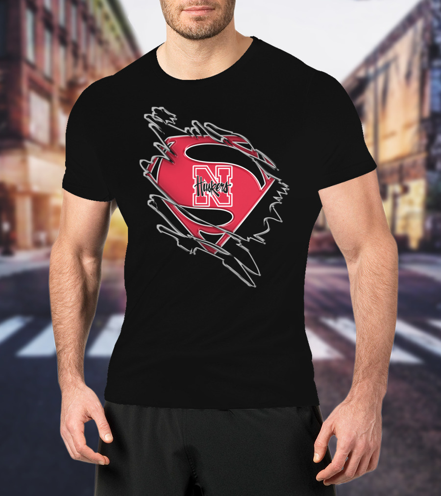 Nebraska Huskers Super Logo N T-Shirt