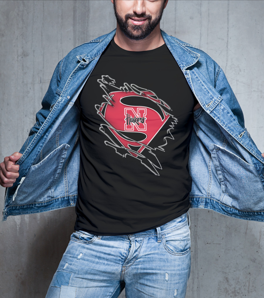Nebraska Huskers Super Logo N T-Shirt