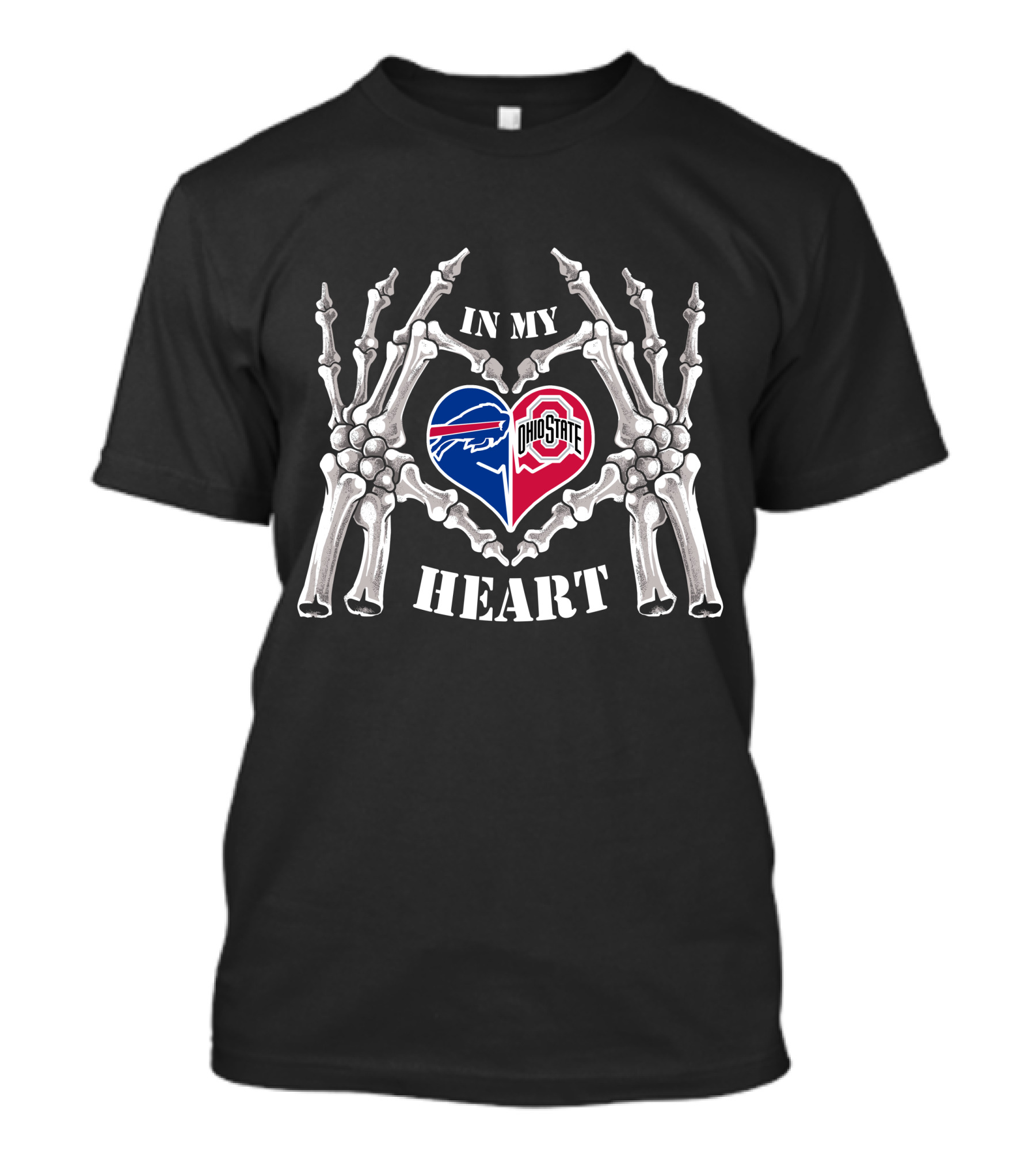 Buffalo Bills Ohio State Buckeyes In My Heart T-Shirt