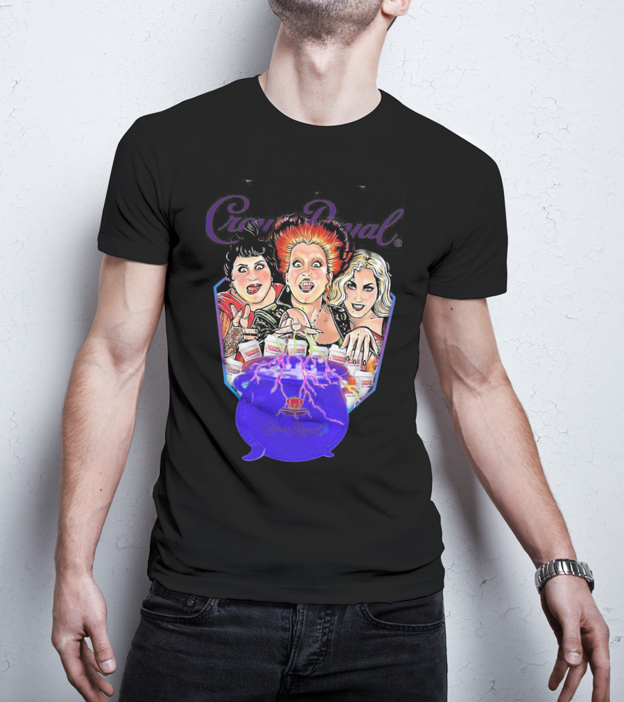 Crown Royal Halloween Hocus Pocus Witches Cauldron Magic T-Shirt
