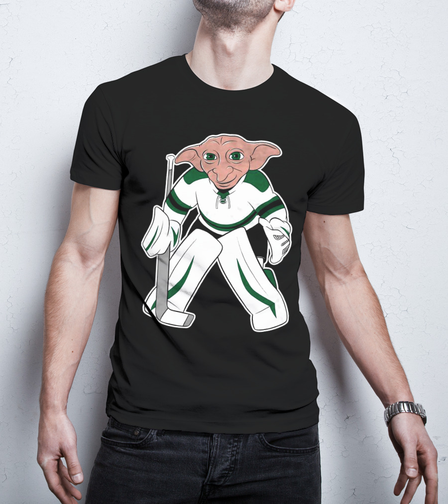 Spittin Chiclets D Goalie Hockey Creature Playing Goaltender T-Shirt