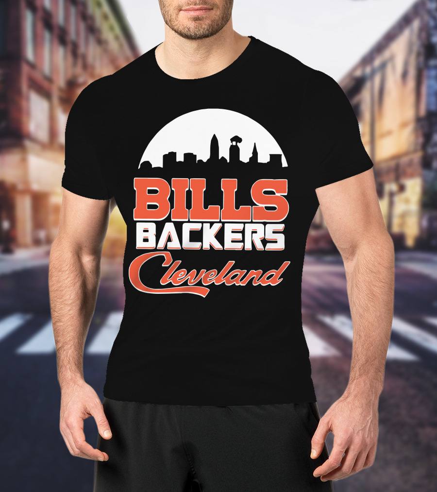 Bills Backers Cleveland Skyline T-Shirt