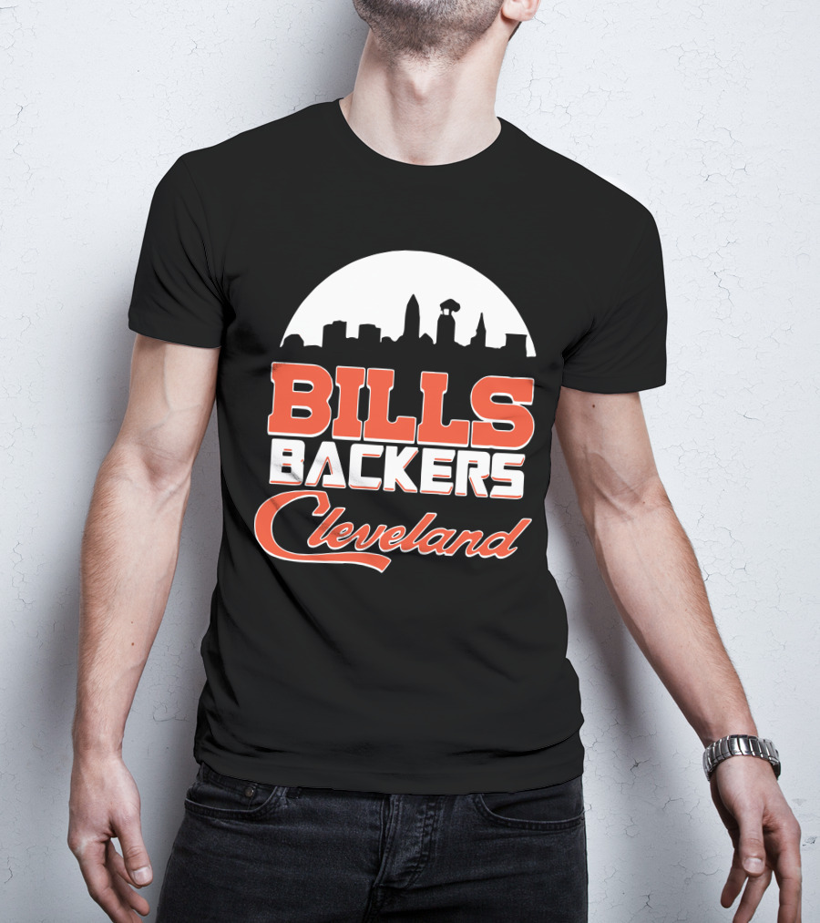 Bills Backers Cleveland Skyline T-Shirt