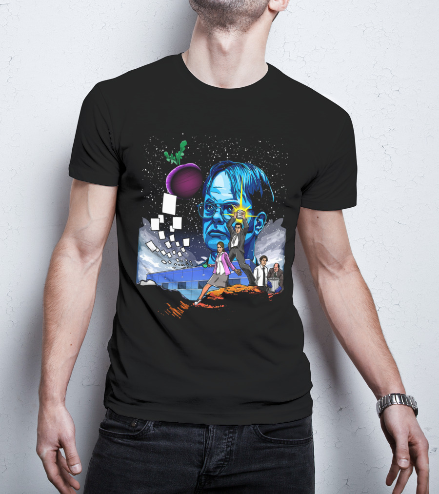 Star Wars Office Dwight Force Battle Galaxy Adventure T-Shirt