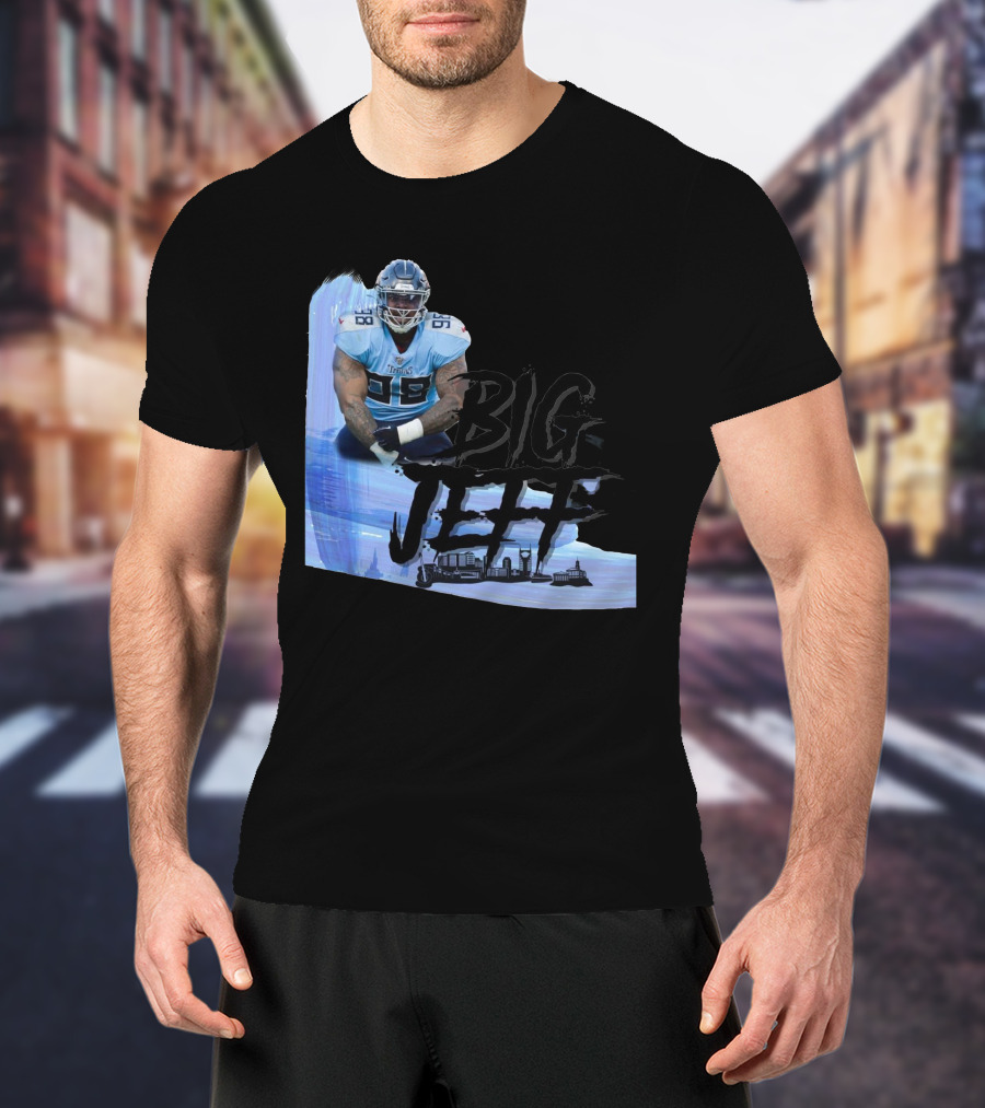 Big Jeff Titans 98 Football Player Jeffery Simmons T-Shirt