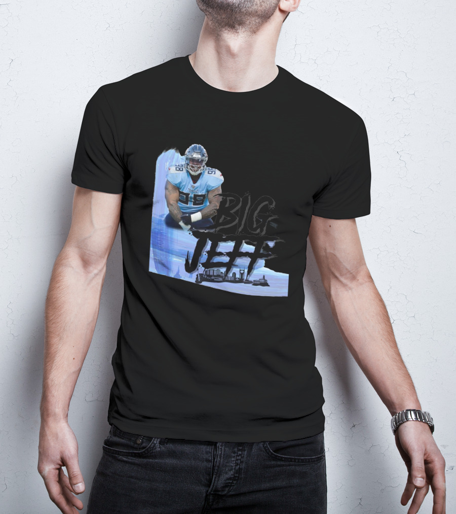 Big Jeff Titans 98 Football Player Jeffery Simmons T-Shirt