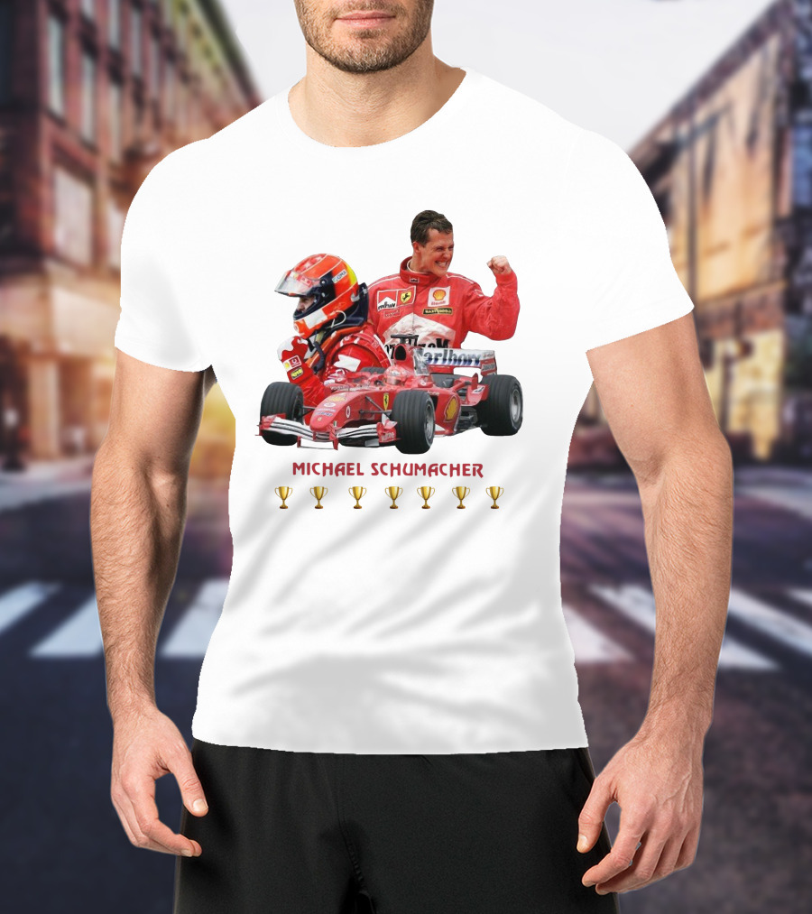 Michael Schumacher Ferrari Racing Champion Thank You For The Memories T-Shirt