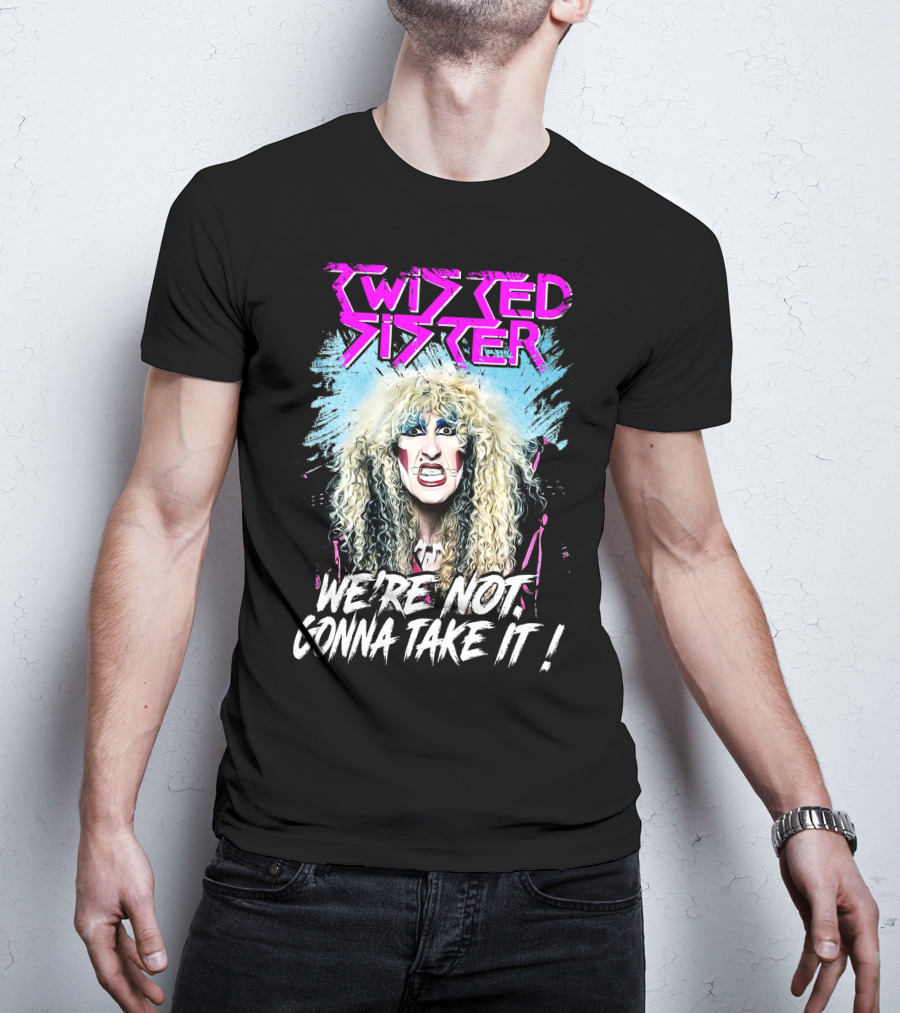 Twisted Sister We're Not Gonna Take It 80s Rock Band T-Shirt