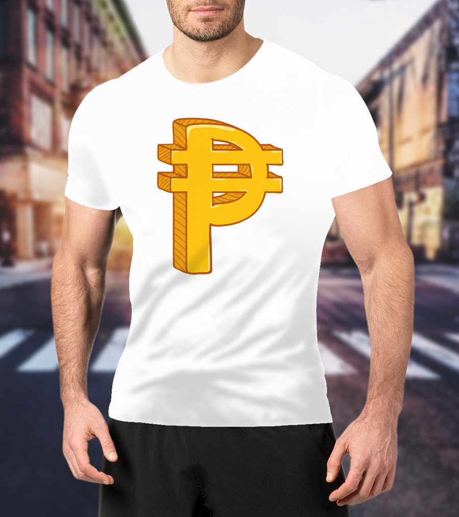 Peso Currency Symbol Philippines Gold T-Shirt