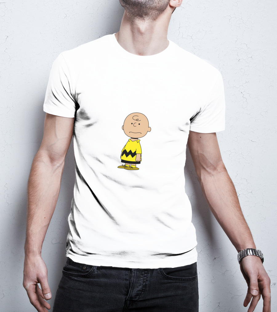 Charlie Brown Peanuts Yellow Zigzag Shirt Character Classic T-Shirt