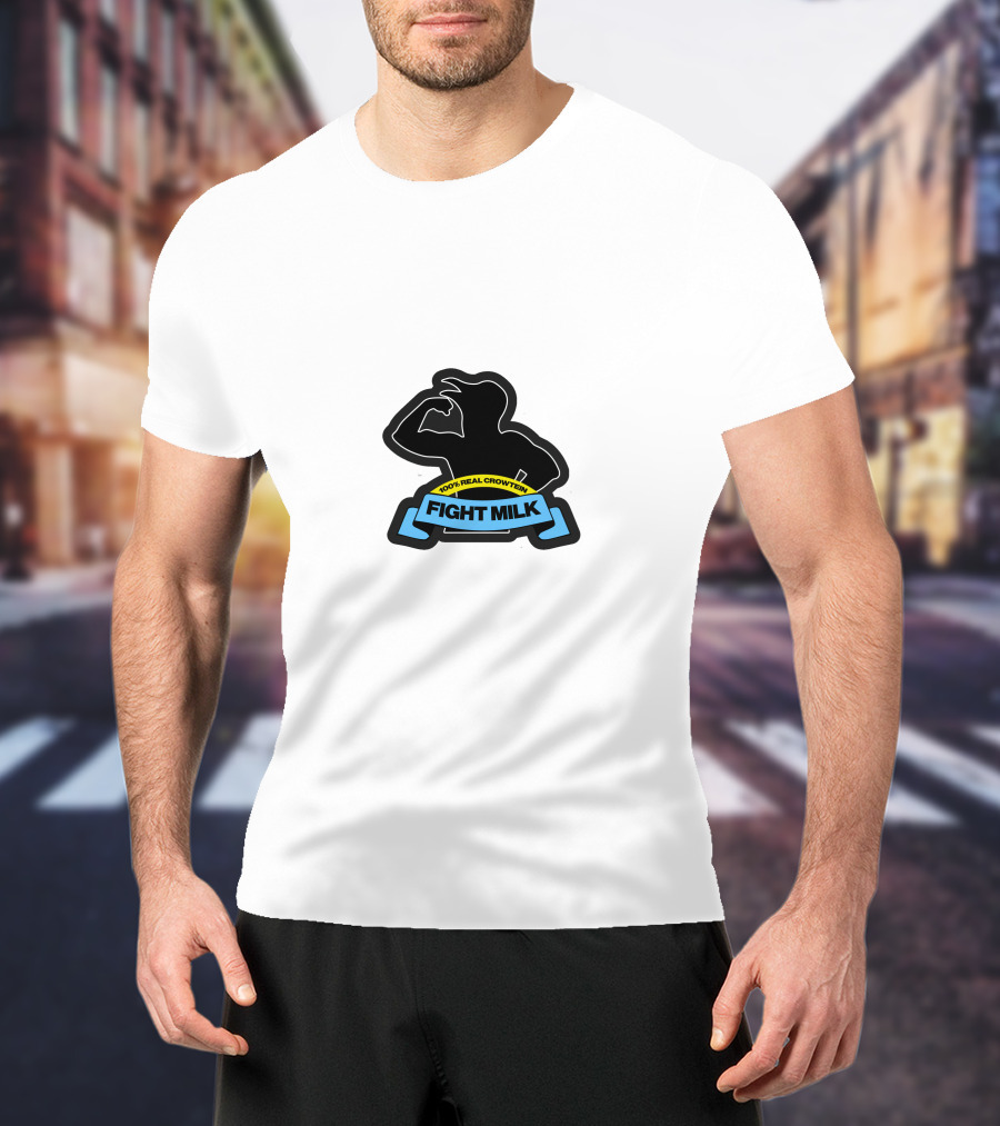 100% Real Crowtein Fight Milk T-Shirt