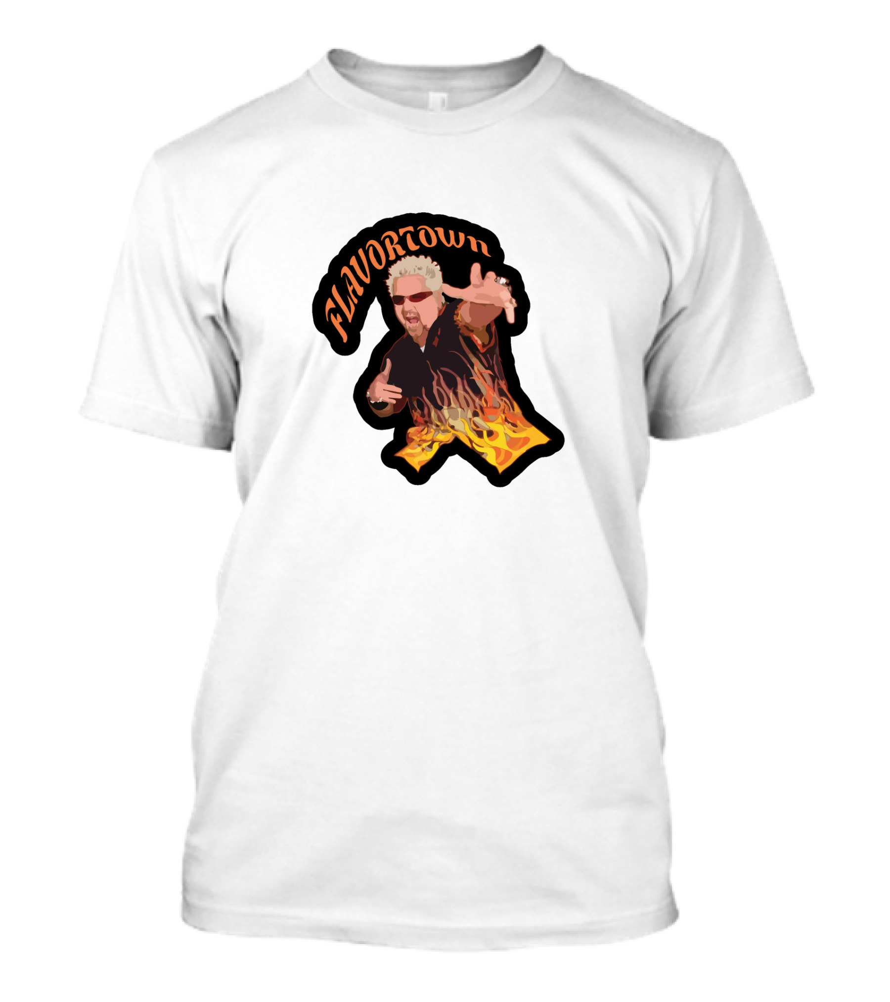 Flavortown Guy Fieri Flames T-Shirt