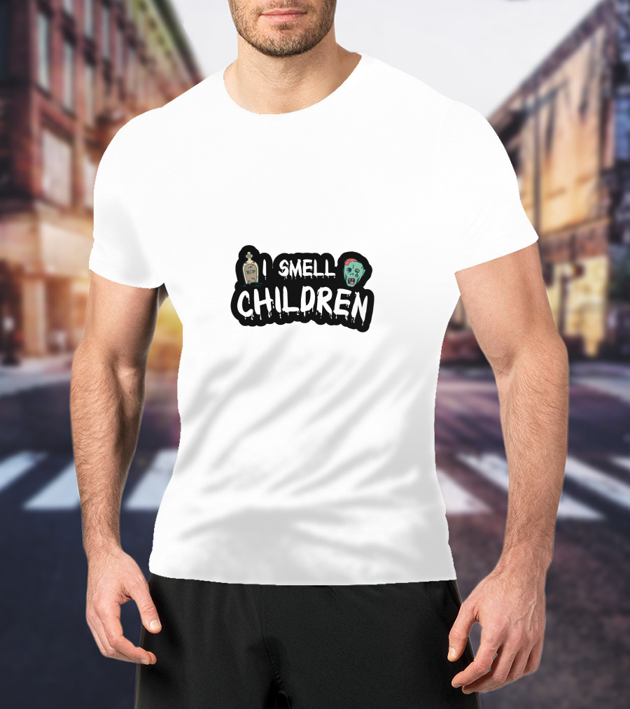 I Smell Children Hocus Pocus Potion Halloween Zombie T-Shirt