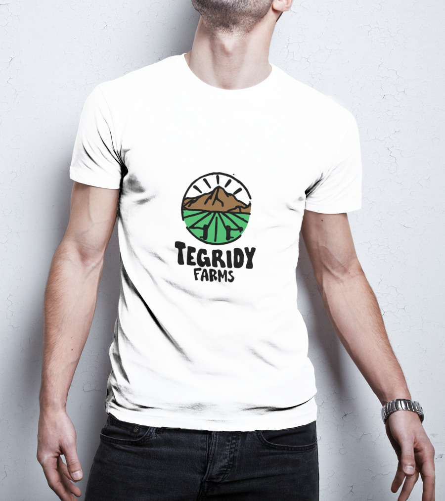 Tegridy Farms Mountain Fields Circular T-Shirt