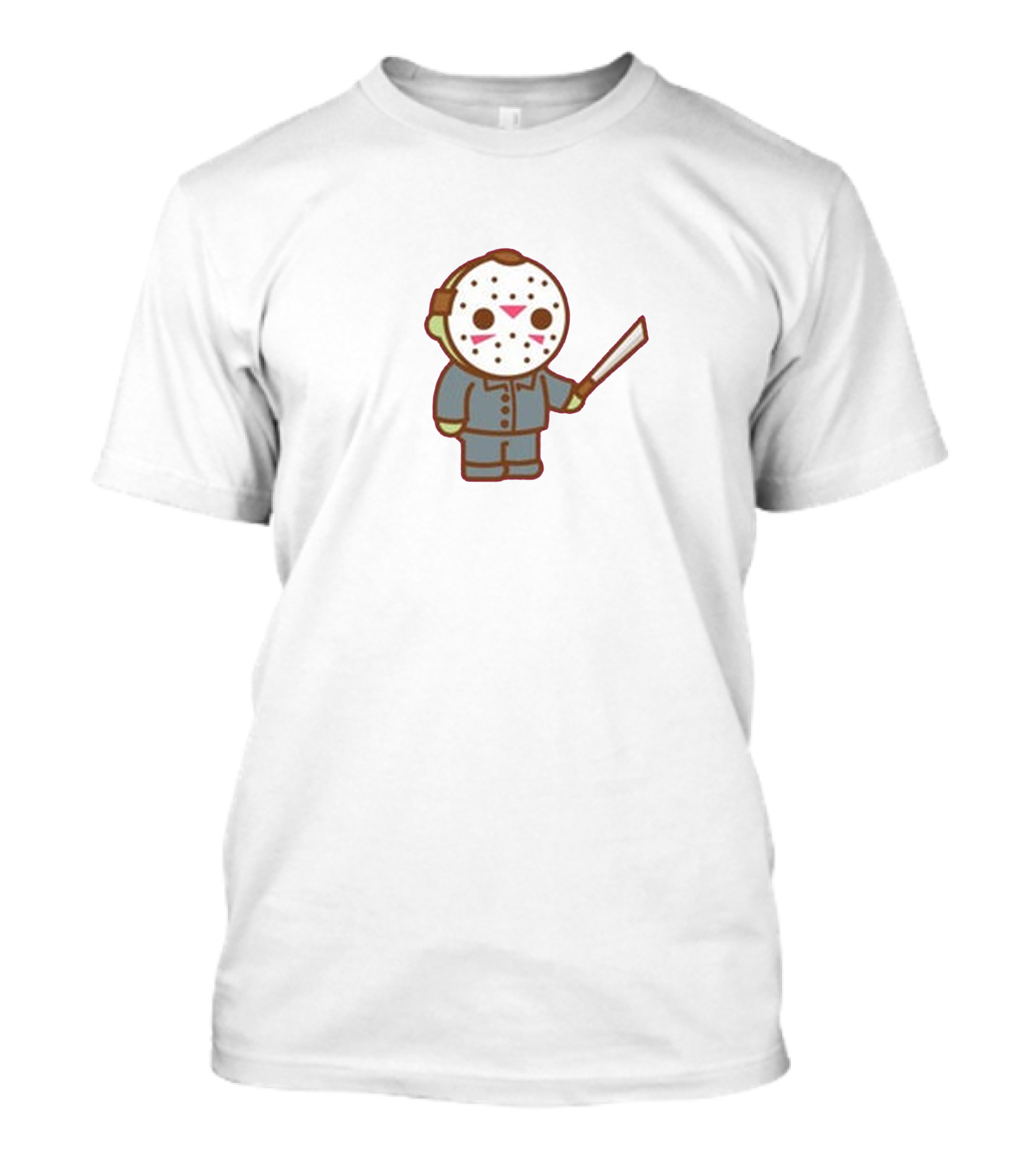 Jschlatt Cute Horror Character Hockey Mask T-Shirt
