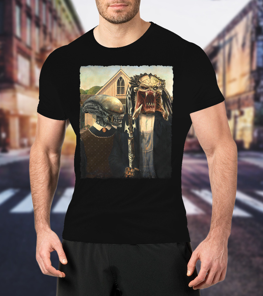 Aliens Predator Gothic T-Shirt