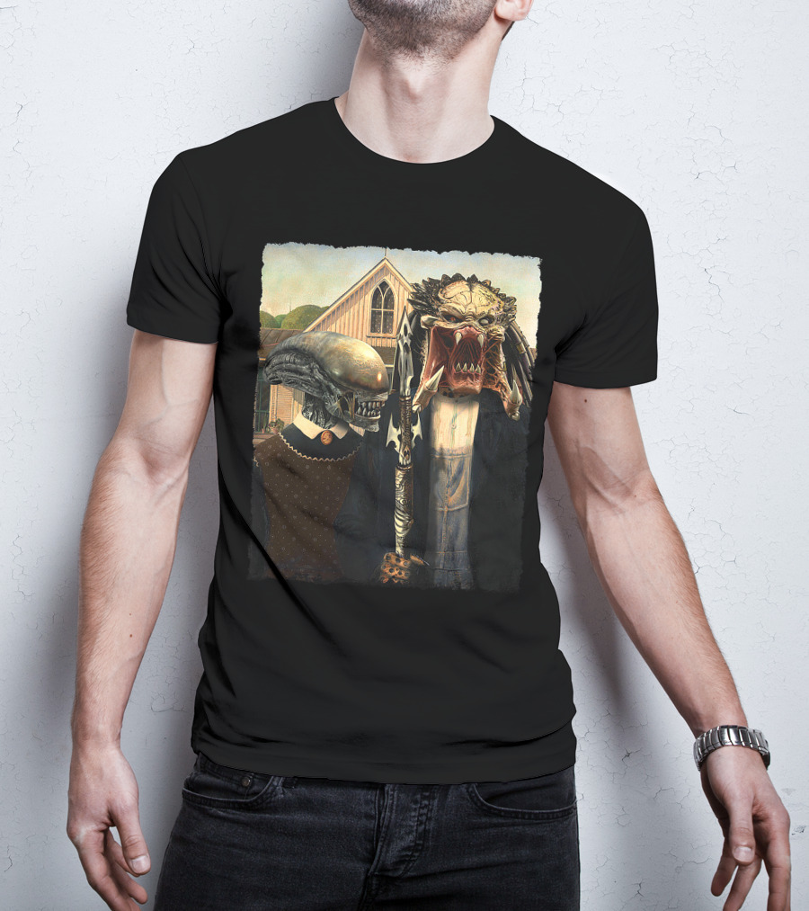 Aliens Predator Gothic T-Shirt