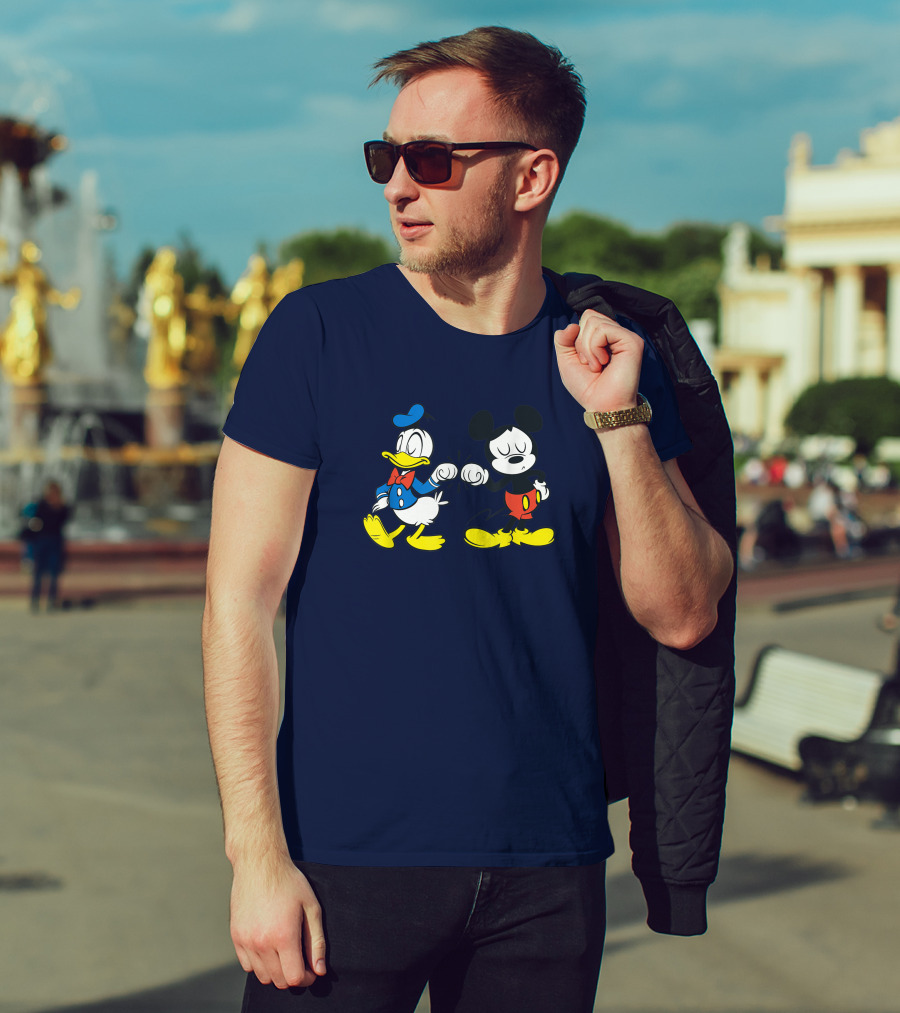 Disney Mickey Mouse Donald Duck Best Friends Forever Classic Icons T-Shirt