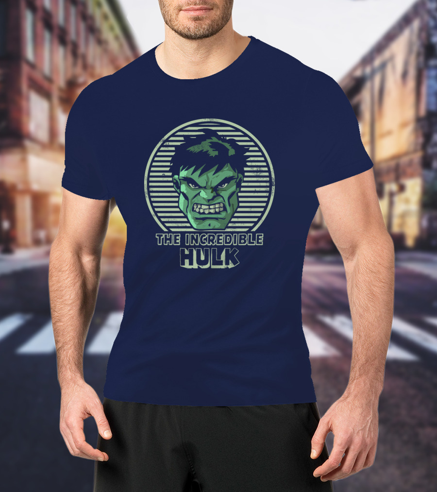 The Incredible Hulk Vintage Hulk Retro Face T-Shirt