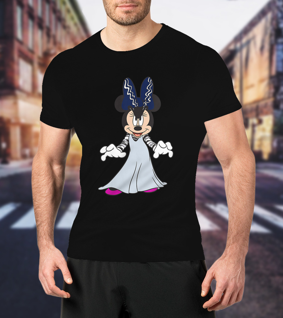 Minnie Mouse Halloween Frankenstein Costume Disney T-Shirt