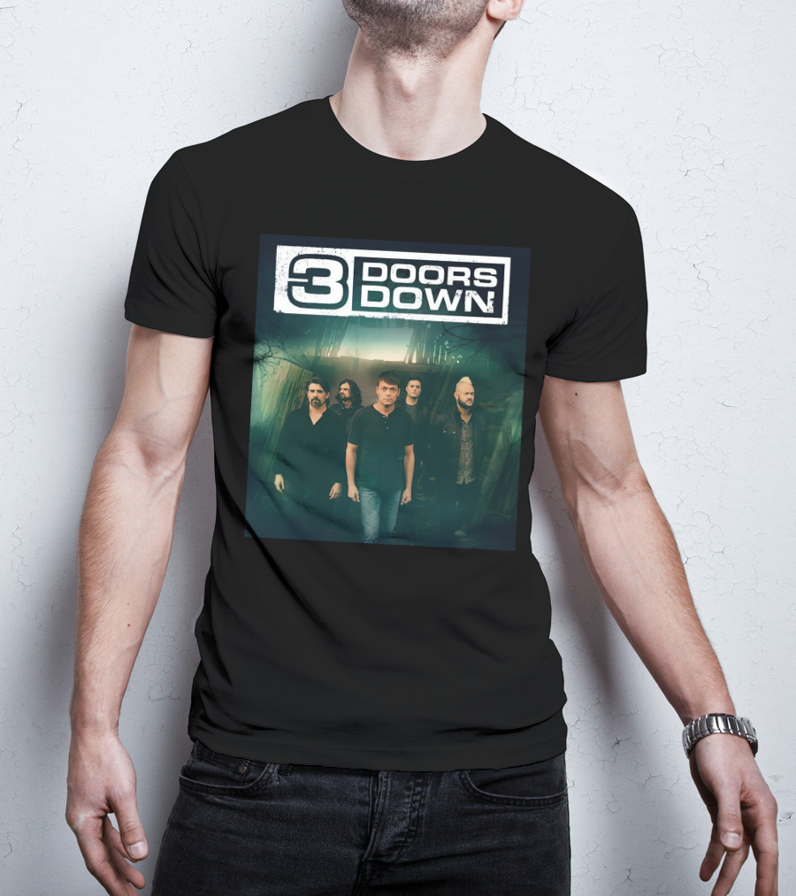 3 Doors Down Band Members Photo T-Shirt
