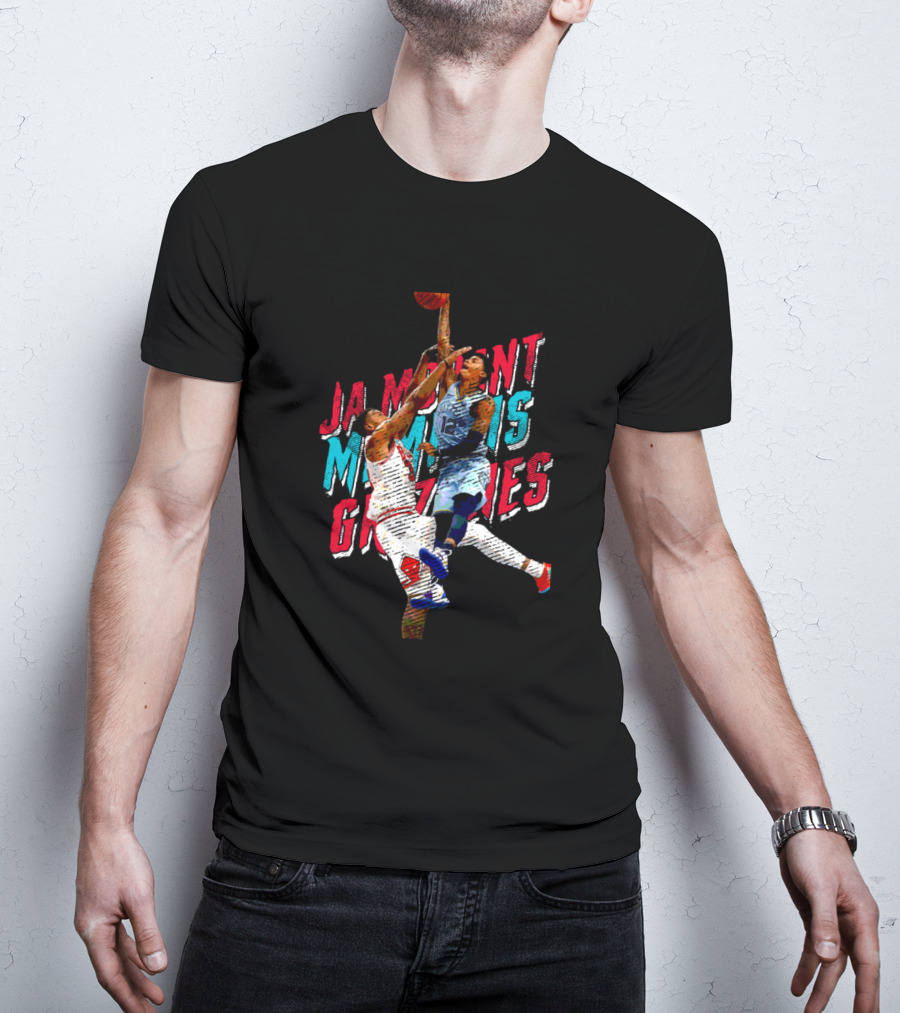 Ja Morant Memphis Grizzlies Dunking Action T-Shirt