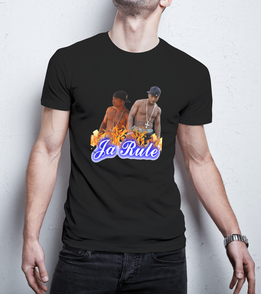 Ja Rule Vintage Fire Flames T-Shirt