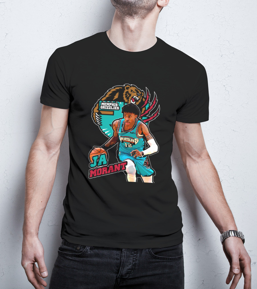 Memphis Grizzlies Rookie Ja Morant Basketball Player T-Shirt