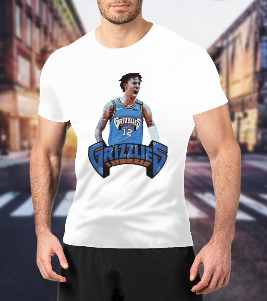 Funny Retro Feal Jamorant Grizzlies 12 Vancouver T-Shirt