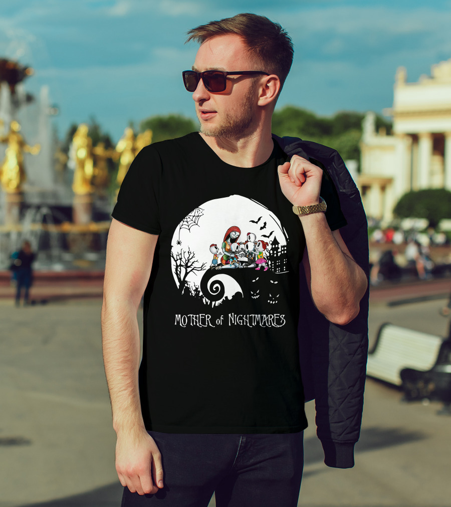 Mother Of Nightmares Halloween Family Moon Scene T-Shirt