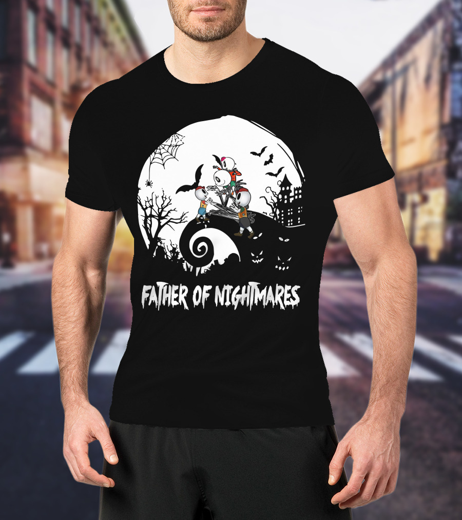 Father Of Nightmares 3 Boys Halloween T-Shirt