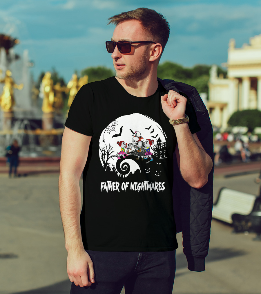 Father Of Nightmares Halloween Kids Scene T-Shirt